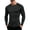 Black, variant on Mens Fitted Long Sleeve Tees Breathable Quick Dry Stretchy Lightweight Shirts Outdoor Sports Gym Training Base Layer Tops
