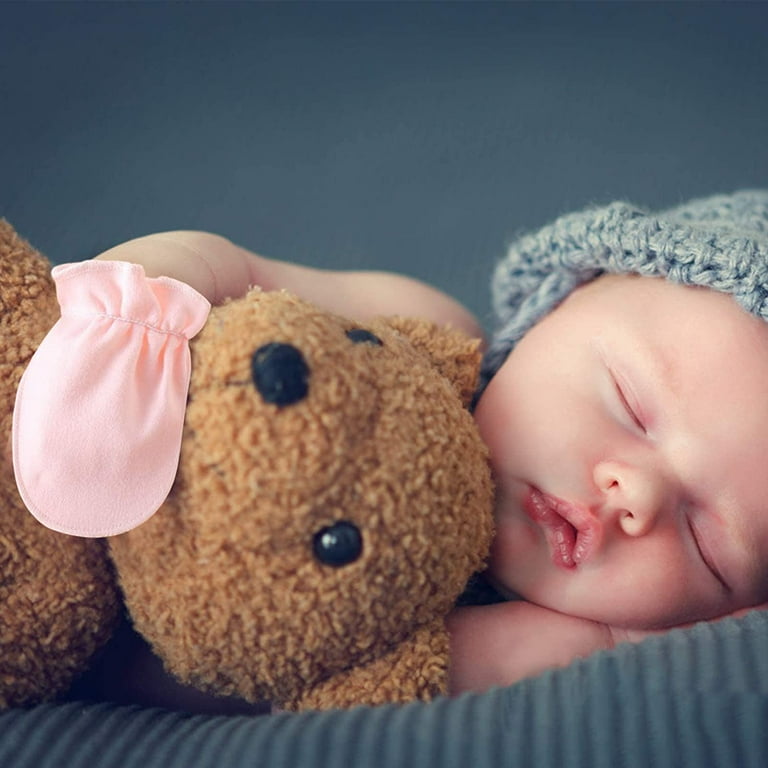 Newborn Mittens No Scratch Mittens Baby Mittens Cotton Hand Mittens Infant Mittens Gloves for Baby Girls Boys