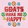 thumbnail image 2 of CafePress - Goat Happiness Long Sleeve Infant Bodysuit - Long Sleeve Cotton Baby Bodysuit, 2 of 4