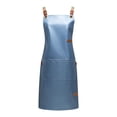 thumbnail image 1 of Delantal de trabajo resistente al agua, delantales de trabajo ajustables, resistente al aceite, babero de camarero duradero personalizado para restaur Azul Gloria Delantal de trabajo impermeable, 1 of 9