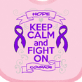 thumbnail image 4 of Inktastic Chiari Malformation Keep Calm Fight On Boys or Girls Baby Bib, 4 of 4