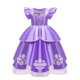 thumbnail image 1 of Vestido de Sofía para niña, disfraz de princesa para fiesta de cumpleaños, púrpura, Sophia, Cosplay de Halloween para bebé, ropa de lujo Fivean unisex, 1 of 2