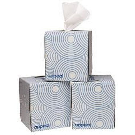 Appeal Cube Facial Tissue White 2Ply 8Inx8In 95/Sht 36/Cs