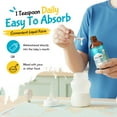thumbnail image 5 of Kiddivit Baby Calcium Liquid Drops with Vitamin D3 & K2-24 Daily Servings, 4 Fl Oz (120 mL) - Inulin Fortified (Prebiotic, Dietary Fiber) - Sugar Free, Gluten Free, Vegetarian Friendly, 5 of 8