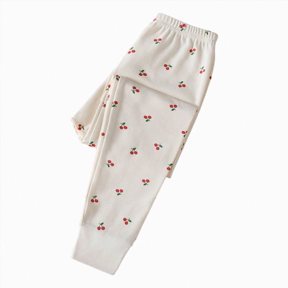 Gubotare Baby Joggers Elastic Waist Girls' Lounge Joggers Soft Athletic Performance Casual Sweatpants 3T 4T (Red,3-4 Years)