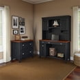 thumbnail image 3 of Fairview Computer Desk with Hutch and File Cabinet in Black - Engineered Wood, 3 of 8