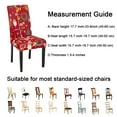 thumbnail image 2 of Eurhowing Christmas Chair Covers Set of 6, Stretchable Spandex Dining Chair Slipcovers, Washable Xmas Chair Protectors for Holiday Party, Kitchen, Restaurant Decor, 2 of 7