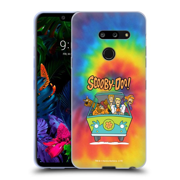Head Case Designs Officially Licensed Scooby-Doo Mystery Inc. Tie Dye Soft Gel Case Compatible with LG G8 ThinQ