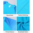 thumbnail image 4 of ANFERRY Short Sleeve Swim Shirts for Men Printed UPF50+ Sun Protection Athletic Rash Guards Top, 4 of 10