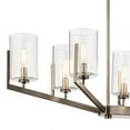 thumbnail image 6 of 52315CLP Kichler Lighting Nye - 8 light Oval Chandelier - with Transitional inspirations - 14.5 inches tall by 16.75 inches wide-Classic Pewter Finish, 6 of 6