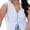 Sky Blue, variant on Michellecmm Women Plaid Tank Tops Front Tie-Up V-Neck Casual Vests Streetwear