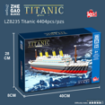 thumbnail image 4 of Fun creative LZ8235 miniature diamond particles Big Titan model series educational decompression building blocks toys, 4 of 5