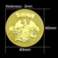 thumbnail image 4 of Gold Coins Metal Mewtwo Coins Anime Commemorative Coin Charizard Pikachu Golden Cards Round Metal Coin Toys, 4 of 5