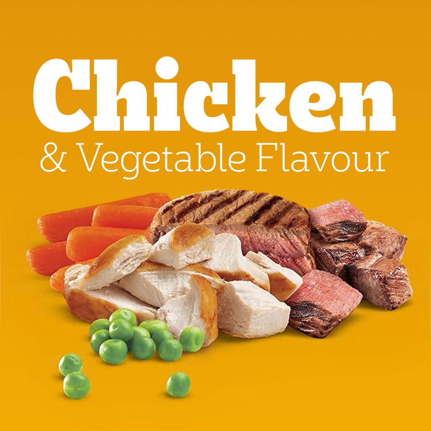 Nourriture sèche pour chiens adultes PEDIGREE VITALITÉ+ saveur originale de poulet rôti et de légumes – favorise des os robustes et des dents en santé, avec calcium 66" x  86"