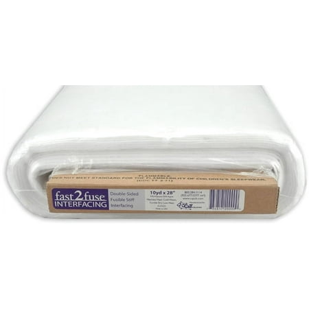 Fast2fuse Heavyweight Interfacing-White 20"X10yd FOB: MI