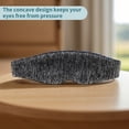 thumbnail image 4 of Máscara para dormir contorneada 3D de Unique Bargains con correa ajustable para dormir y viajar en gris, 4 of 7