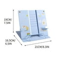 thumbnail image 2 of Support de Livre pour Enfants, Repose-Lire Portable, Angle Ajustable, avec Conception Pliable, Bords Arrondis, Support de Livre de Cuisine de Bureau pour Étudiants, Enfants, 2 of 2