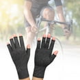 thumbnail image 1 of Fingerless Compression Gloves Gaming Gloves for Outdoor Sports Piano Playing Antislip Palm S, 1 of 10