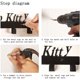 thumbnail image 3 of Arte de pared de metal Decoración de pared de metal negro Todo es posible Letrero de texto Elementos colgantes para dormitorio Sala de estar Baño Decoración de pared de casa 11.8x8.7 pulgadas DIY, 3 of 6