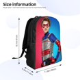 thumbnail image 4 of Henry Danger Cartoon Unisex Backpack Laptop School Bag College Student Satchel Lightweight Basic Daypack For Adult Teen Kids, 4 of 5