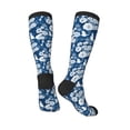 thumbnail image 5 of Lsque Rose Flowers Printed Crew Socks Men's Women's LightWeight Thin Casual Calf Socks ,Knee High Socks,Cotton Socks, 5 of 9