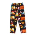 thumbnail image 4 of Kll Womens Construction Truck Print Pajama Pants Soft Pajama Bottoms For Women Cozy Lounge Pants, 4 of 9
