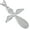 silver, variant on Sterling Silver Angel Cross CZ Pendant Necklace