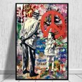 thumbnail image 1 of Cuadro mural estilo graffiti de Banksy, 40 x 60 cm, 1 of 4
