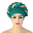 thumbnail image 3 of Uqiangy Head Wraps for Women Head Wraps for Cancer Patients Women Head Scarves Jewish Head Coverings for Women Turbans for Women with Cancer Hijab Undercap Turbans for Women Light blue, 3 of 5