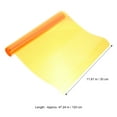 thumbnail image 5 of WORGEOUS 30×120CM Car Light Film Tint Film Sheet Decoration Decals for Headlight Rear Light Taillight Fog Lamp ( Orange ), 5 of 9