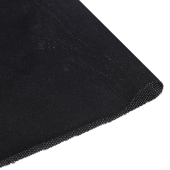 Black Speaker Mesh Grill Cloth (not Cane Webbing) Stereo Box Fabric Dustproof Cloth 100cm x 150cm 39" x 59"