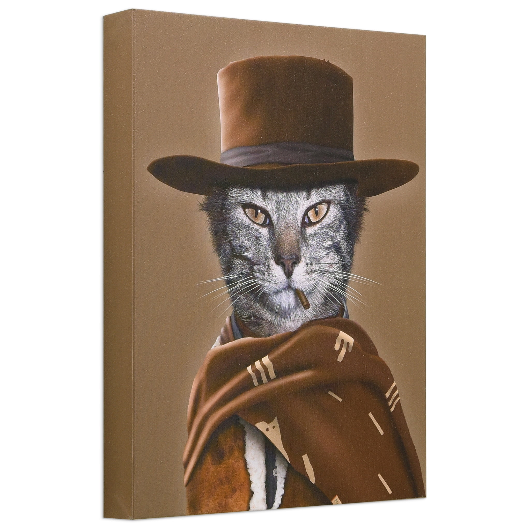 Empire Art Direct Pets Rock GG Graphic Art on Wrapped Cat Canvas Wall Art 