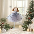 thumbnail image 4 of Christmas Angelic Doll Decoration, Exquisite Hanging Ornaments for Christmas Decorations or Tree Pendant 5.51x4.33 Inch Gray, 4 of 5