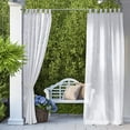 thumbnail image 3 of Coofit Outdoor Curtain Waterproof Window Curtain Panel Sheer Window Panel for Bedroom, 3 of 10