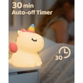 thumbnail image 5 of MYKOMI Unicorn lamp for Girls, Cute Night Light for Kids, Unicorn Night Light Girls Night Light, Unicorn Stuff for Girls, Unicorn Room Decor, Squishy Baby Kids Girls Night Light Lamp, 5 of 7