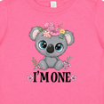 thumbnail image 4 of Inktastic 1st Birthday Koala 1 Year Old Girl Girls Baby T-Shirt, 4 of 5