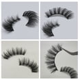 thumbnail image 3 of Juego de Pestañas para Ocasiones Especiales, 10 Pares de Pestañas Rizadas 3D Elegantes con Banda Transparente, 3 of 5