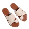 thumbnail image 2 of Bibifish Womens Slide Sandals Thin Strap Low Heel Open Toe Sandals Elegant Casual Summer Shoes, 2 of 9