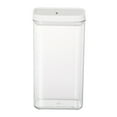 thumbnail image 2 of 800ml Airtight Kitchen Storage Jar, Clear Plastic Canister for Grains/Spices,Compact Pantry Organizer,C,1PC, 2 of 6