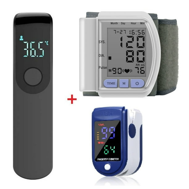 Kit De Termómetro De Oxímetro Digital Médico Monitor De Presión Arterial Esfigmomanómetro