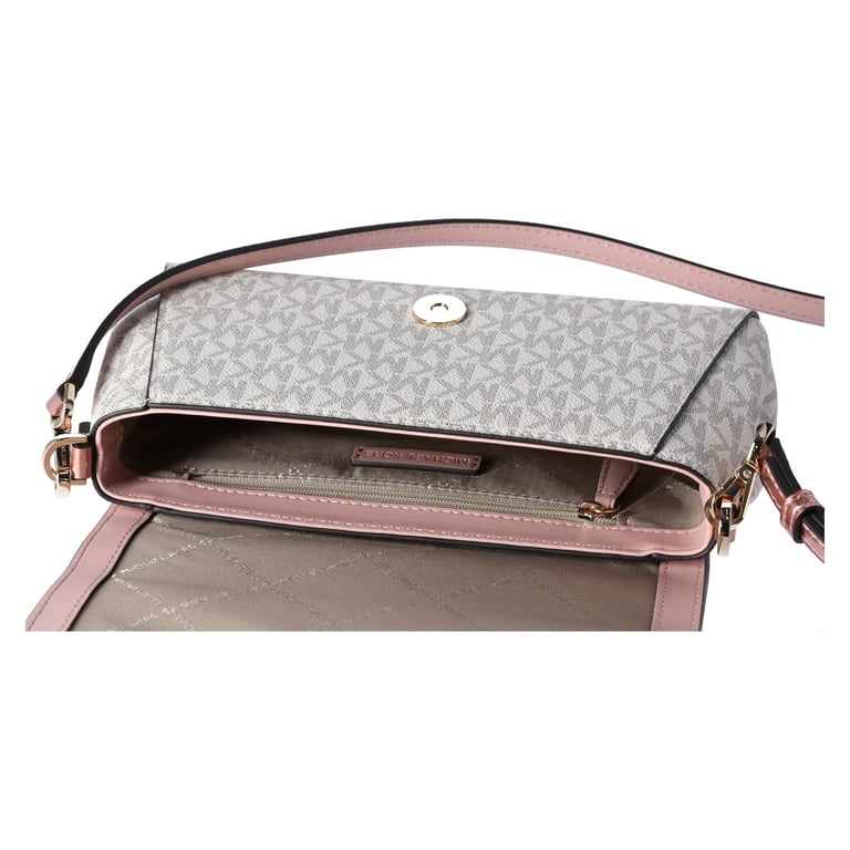 Michael Kors Jet Set MD Convertible Pouchette Crossbody Vanilla MK 