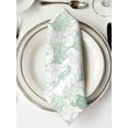 thumbnail image 2 of nqOlkjepod Green Coastal Cloth Napkins Set of 4 Reusable Dinner Napkins, Sea Turtle Nautical Coral Summer Beach Cocktail Napkin Washable Table Napkins for Wedding/Holiday Party/Baby Shower 20"x20", 2 of 8