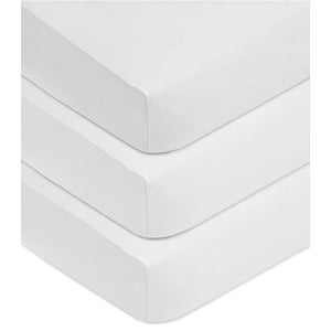 Tl Care 3 Pack Fitted Crib Sheets, 100% Cotton Jersey Knit