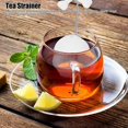 thumbnail image 4 of Colador de té de silicona creativo y lindo, filtro de té creativo, infusor de té suelto, infusor de hojas de té con calavera, más empinado para el hogar, salón de té, oficina, accesorios par, 4 of 5