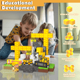 thumbnail image 2 of 100 Piece Magnetic Building Blocks Set for Kids Construction Toy with Trucks and Roads STEM Building Cubes Birthday Gift for Boys Girls Ages 3+, 2 of 6