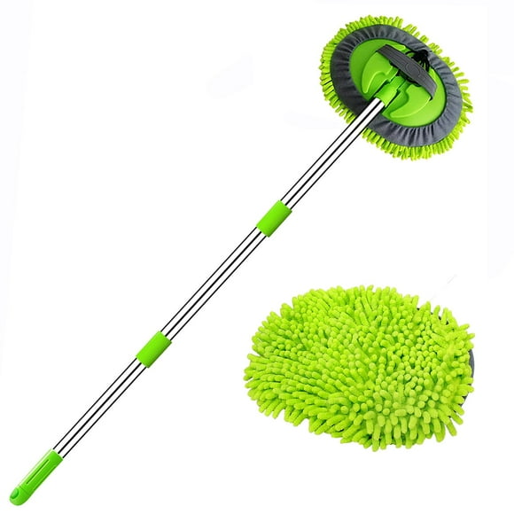 Cepillo para Lavar Carros WillingHeart Microfibra Mango Extensible Kit de Limpieza Automotriz para I