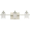 thumbnail image 3 of Quoizel KLT8603BNLED Kolt Éclairage de Salle de Bain Moderne, 3 Lumières, LED 13.5 Watts, Nickel Brossé (6 Pouces H x 21 Pouces L), 3 of 5