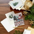 thumbnail image 5 of Juego de paquetes múltiples de tarjetas de felicitación en caja navideña,Tarjetas de invierno,Tarjeta de Navidad, 5 of 5