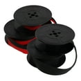 thumbnail image 4 of KAKOWELY 2pcs Universal Typewriter Ribbon Twin Spool Typewriter Ribbon Twin Spool Replacement Pack Compatible For Most Typewriter Red Black Ink And Black Ink,3.94X"X1.97"X0.59", 4 of 5