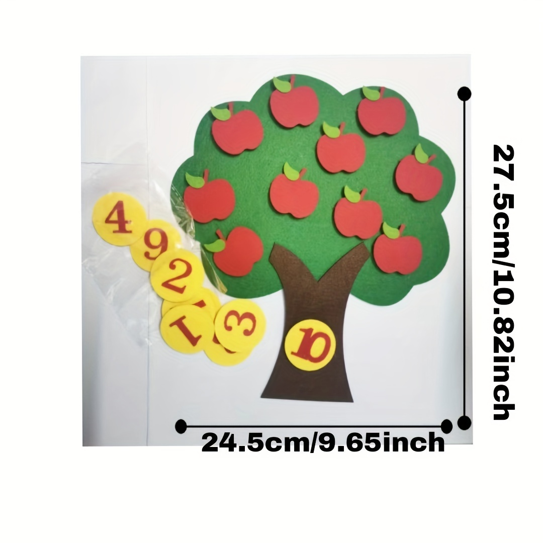 Jouet éducatif Comptage Et Maths - Pour Maternelle, 3-6 Ans - Apprentissage Chiffres, Addition - Cartes Et Accessoires En Bois - 8